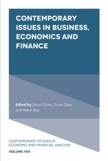 Contemporary Issues in Business, Economics and Finance