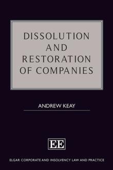 Dissolution and Restoration of Companies