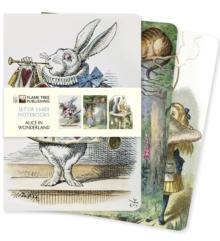 Alice in Wonderland Set of 3 Midi Notebooks