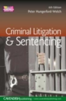 Criminal litigation and sentencing