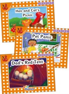 Jolly Phonics Orange Level Readers Set 2 : in Precursive Letters (British English edition)