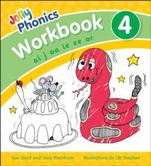 Jolly Phonics Workbook 4 : in Precursive Letters (British English edition)