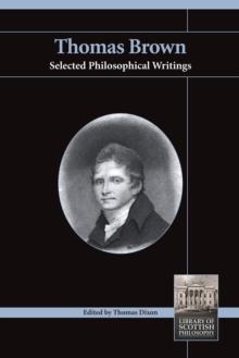 Thomas Brown : Selected Philosophical Writings