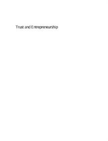 Trust and Entrepreneurship