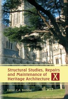 Structural Studies, Repairs and Maintenance of Heritage Architecture X