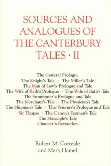 Sources and Analogues of the <I>Canterbury Tales</I>: vol. II