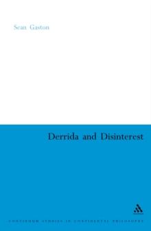 Derrida and Disinterest