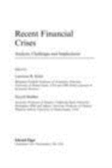 Recent Financial Crises