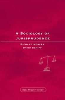 A Sociology of Jurisprudence