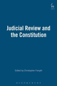 Judicial Review and the Constitution