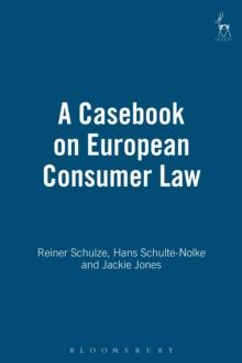 A Casebook on European Consumer Law