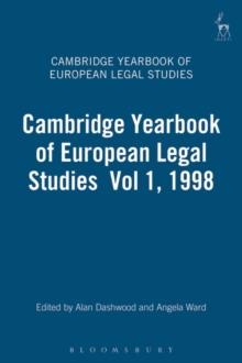 Cambridge Yearbook of European Legal Studies  Vol 1, 1998