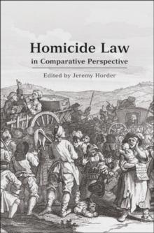 Homicide Law in Comparative Perspective