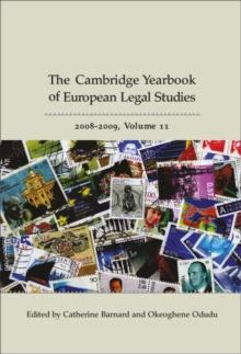 Cambridge Yearbook of European Legal Studies, Vol 11, 2008-2009