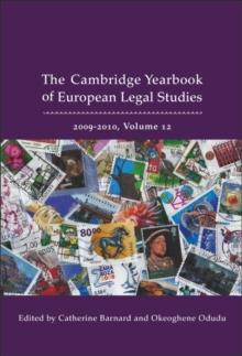 Cambridge Yearbook of European Legal Studies, Vol 12, 2009-2010