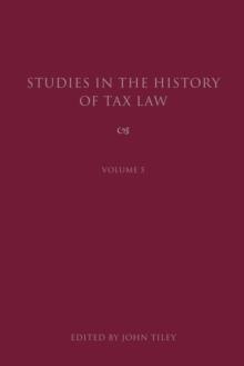 Studies in the History of Tax Law, Volume 5