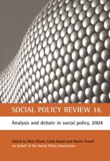 Social Policy Review 16 : Analysis and debate in social policy, 2004