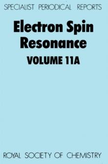 Electron Spin Resonance : Volume 11A