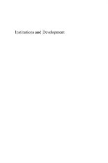 Institutions and Development