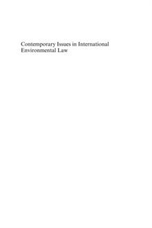 Contemporary Issues in International Environmental Law