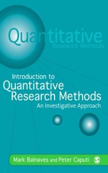 Introduction to Quantitative Research Methods : An Investigative Approach