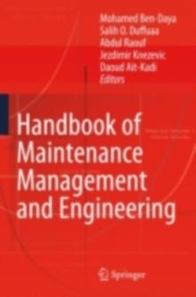 Handbook of Maintenance Management and Engineering