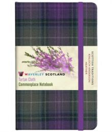 Waverley S.T. (M): Heather Pocket Genuine Tartan Cloth Commonplace Notebook