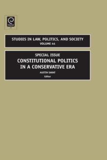 Constitutional Politics in a Conservative Era : Special Issue