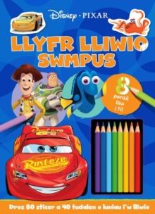 Disney Pixar: Llyfr Lliwio Swmpus