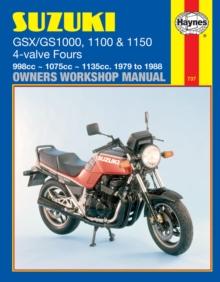 Suzuki GS/GSX1000, 1100 & 1150 4-valve Fours (79 - 88) Haynes Repair Manual