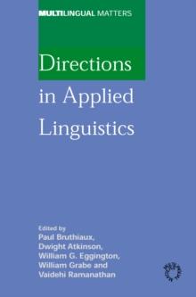 Directions in Applied Linguistics : Essays in Honor of Robert B. Kaplan