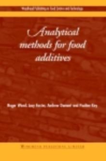 Analytical Methods for Food Additives