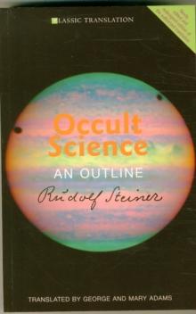 Occult Science : An Outline