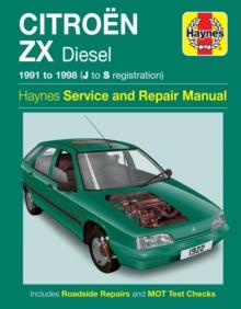 Citroen ZX Diesel (91 - 98) Haynes Repair Manual