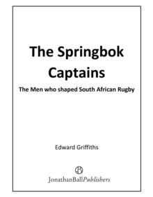 The Springbok Captains