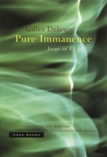 Pure Immanence : Essays on A Life