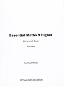 Essential Maths 9 Higher Homework Book Answers