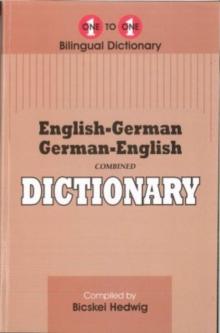 English-German & German-English One-to-One Dictionary