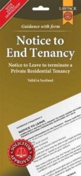 Notice to End Tenancy in Scotland : Notice to Leave to terminate a  Private Residential Tenancy