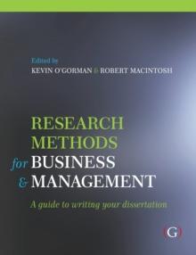 Research Methods for Business and Management : a guide to writing your dissertation