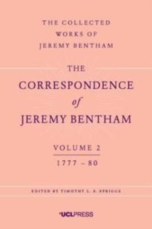 The Correspondence of Jeremy Bentham, Volume 2 : 1777 to 1780