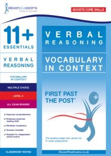 11+ Essentials Verbal Reasoning: Vocabulary in Context Level 3