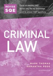 Revise SQE Criminal Law : SQE1 Revision Guide