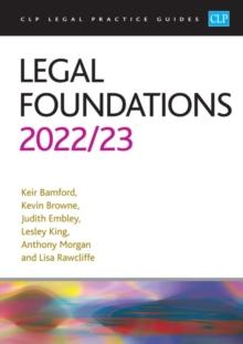 Legal Foundations 2022/2023 : Legal Practice Course Guides (LPC)