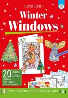 Creative Paper: Winter Windows : Creative window art with tracing paper