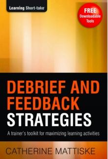 Debrief and Feedback Strategies