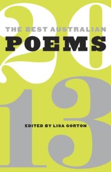 The Best Australian Poems 2013