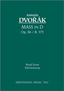 Mass in D, Op.86 : Vocal Score