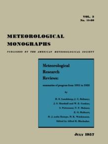 Meteorological Research Reviews : Summaries of Progress from 1951 to 1955. Atmospheric Electricity.