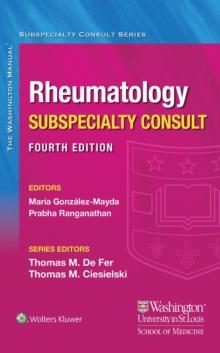 Washington Manual Rheumatology Subspecialty Consult